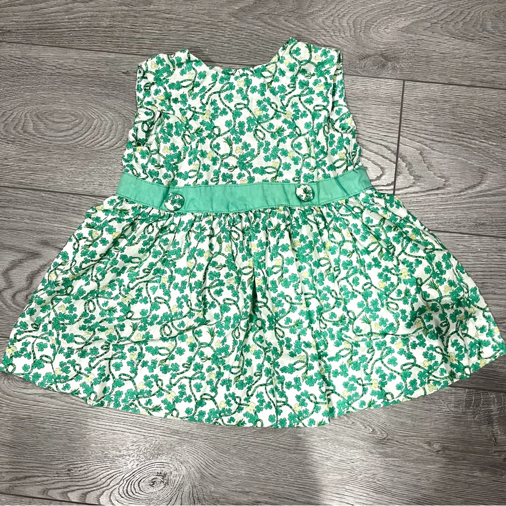 handmade shamrock kids’ dress